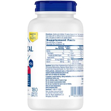 Citracal Maximum Plus Calcium Citrate + D3 Maximum Coated Tablets, 180 ct