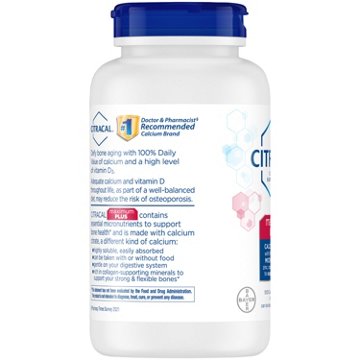 Citracal Maximum Plus Calcium Citrate + D3 Maximum Coated Tablets, 180 ct