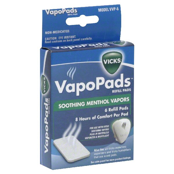 Vicks VapoPads Soothing Menthol Vapors Refill Scent Pads Shop