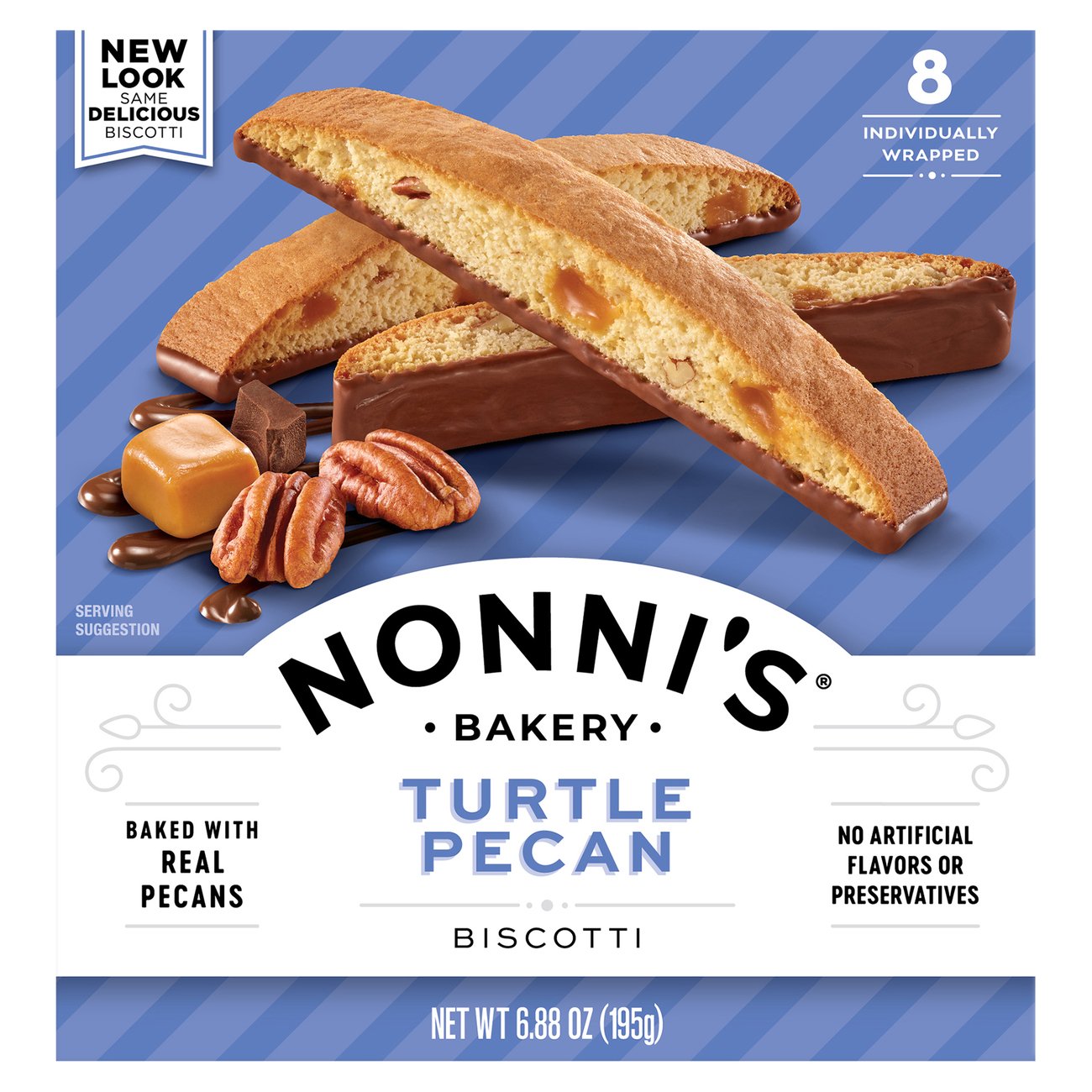 Nonni's Turtle Pecan Biscotti - Shop Cookies at H-E-B