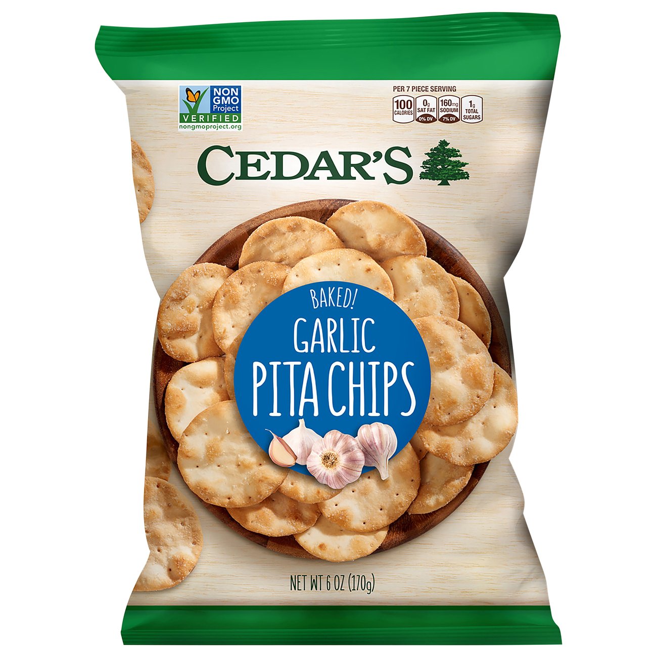 Cedar's Garlic Pita Chips Shop Chips at HEB