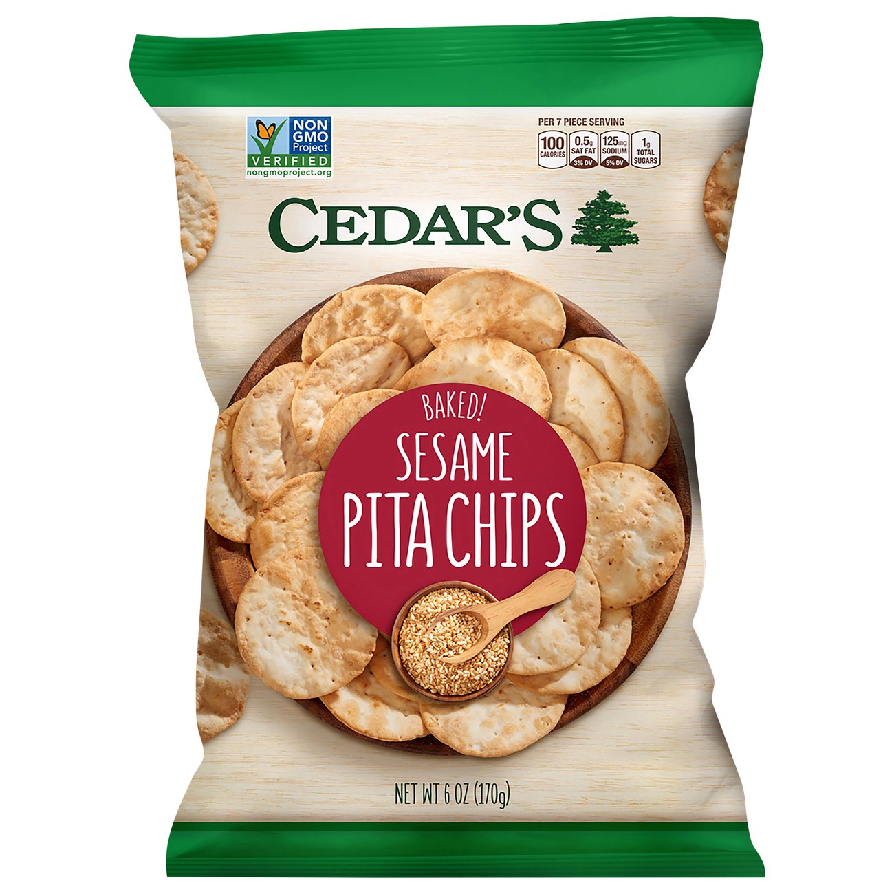 Cedar's Sesame Pita Chips Shop Chips at HEB