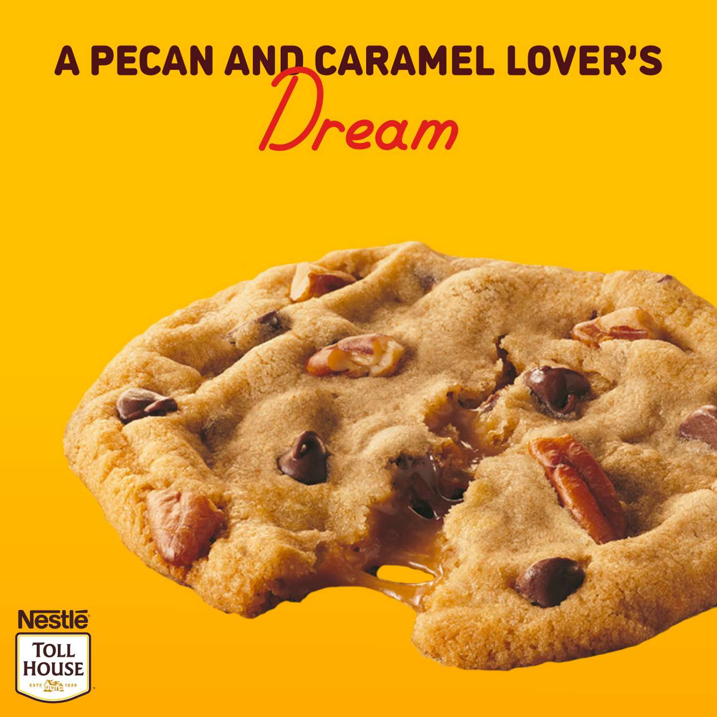 Nestle Toll House Cookie Dough - Pecan Turtle Delight; image 5 of 7