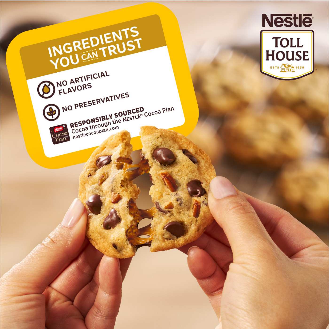 Nestle Toll House Cookie Dough - Pecan Turtle Delight; image 6 of 7