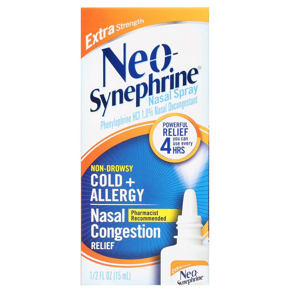 NeoSynephrine NonDrowsy Cold & Allergy Nasal Spray Shop Sinus