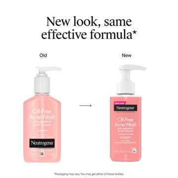 Neutrogena Oil-Free Acne Facial Pink Grapefruit Cleanser