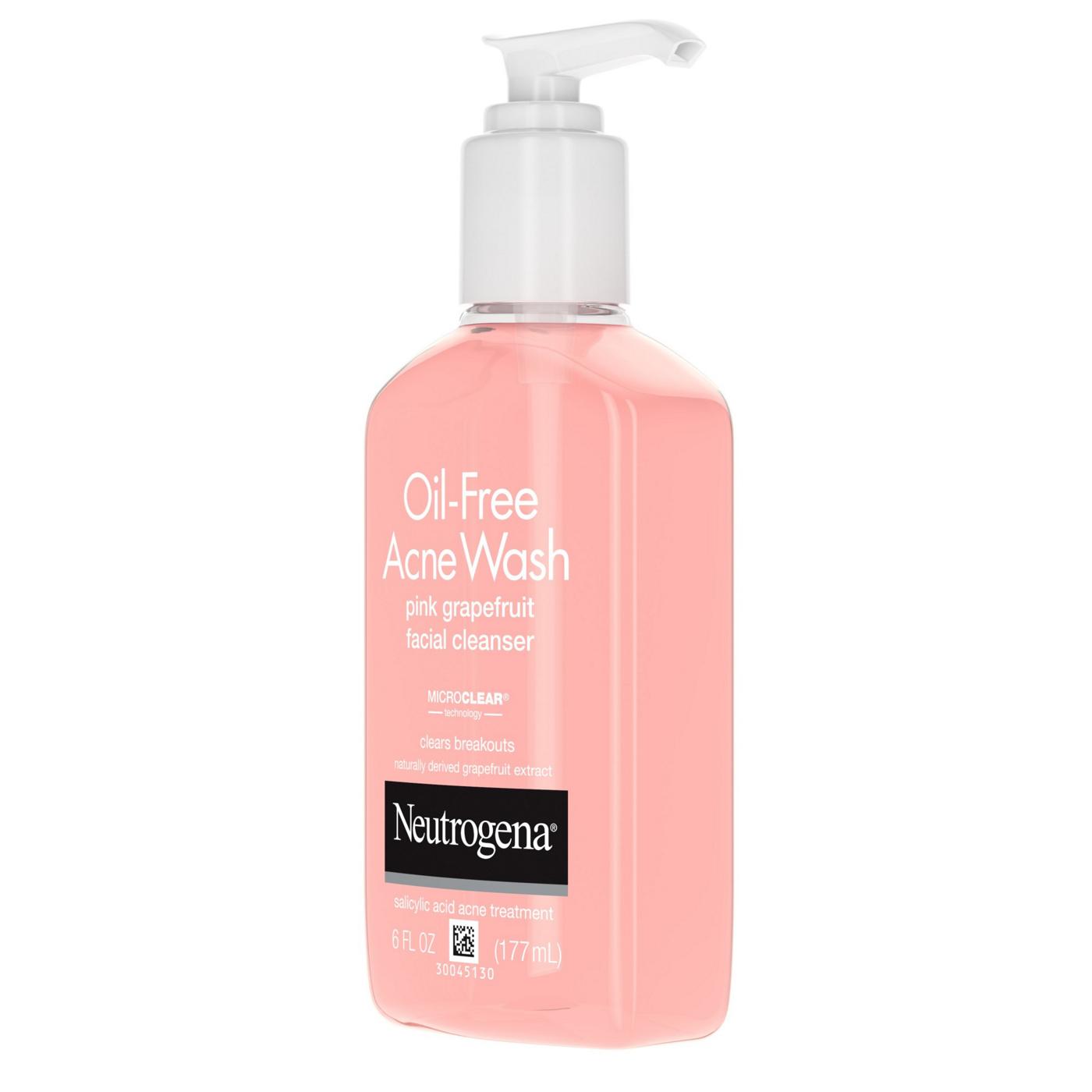 neutrogena face wash acne