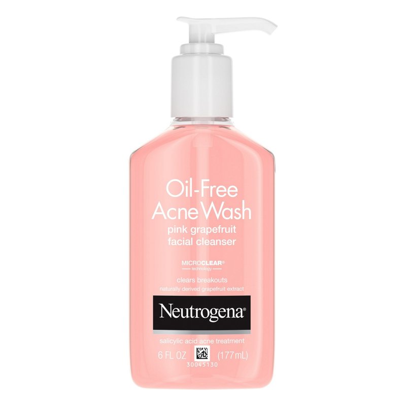 neutrogena grapefruit face wash makes skin dry and flaky