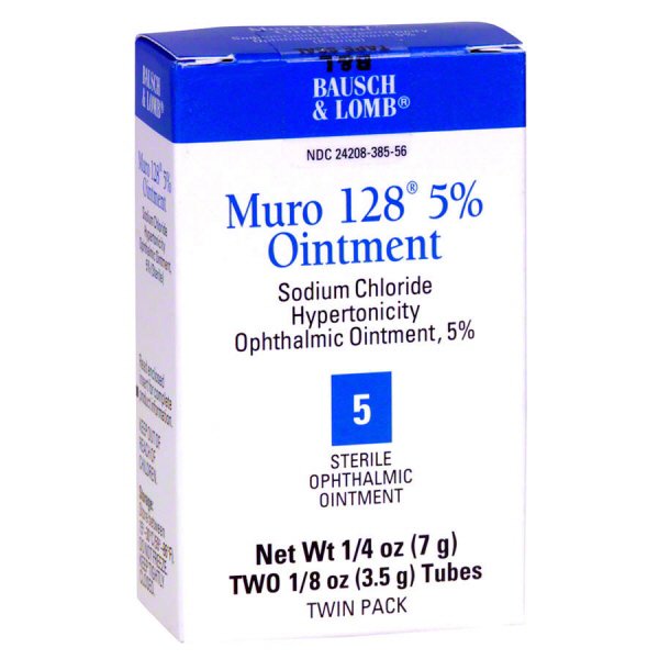 Bausch & Lomb Muro 128 Sterile Ophthalmic Ointment 5 Twin Pack Shop