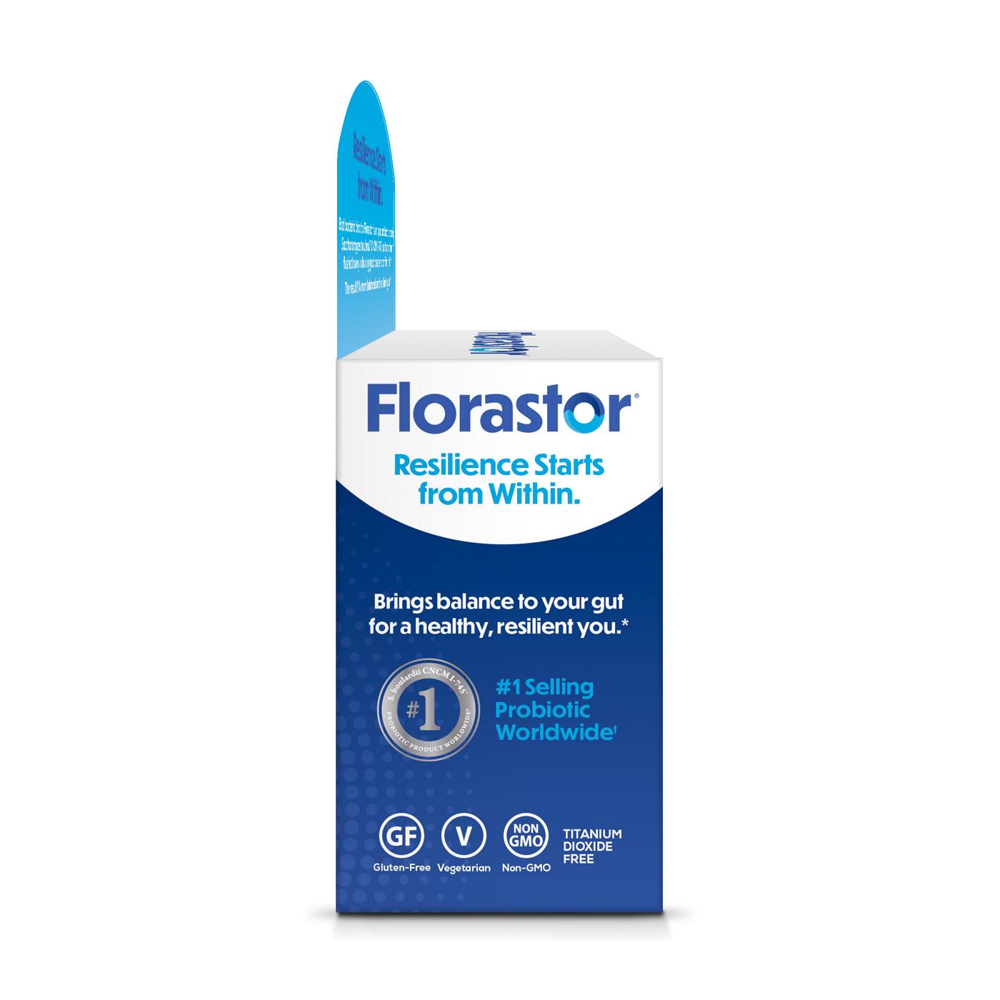 Florastor Unisex Daily Probiotic Supplement Capsules for Digestive Health; image 3 of 4