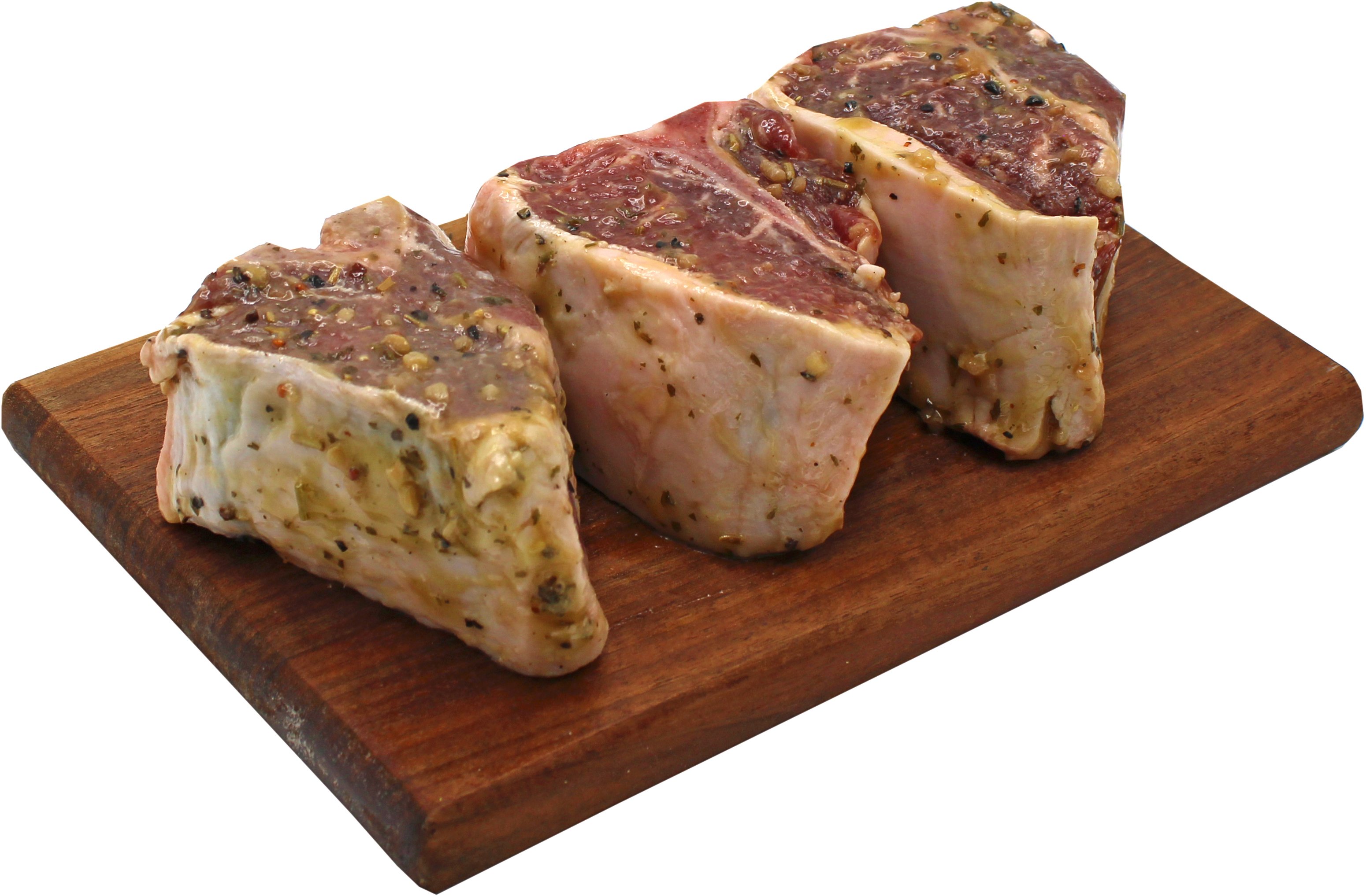 Central Market Garlic Basil Pesto Marinated Natural Lamb Loin Chops ...