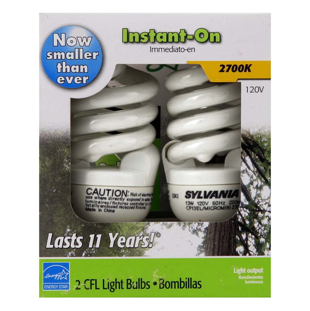 Sylvania Instant-On CFL 60-Watt Light Bulbs - Shop Light Bulbs At H-E-B