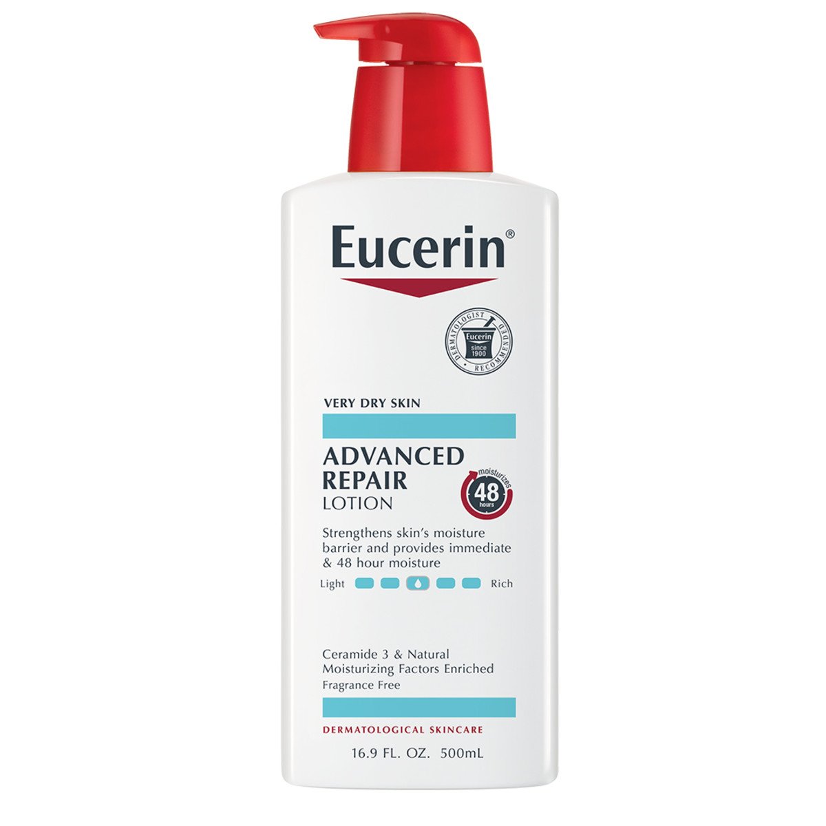 Consulaat Toevlucht Rationalisatie Eucerin Advanced Repair Body Lotion Pump - Shop Bath & Skin Care at H-E-B