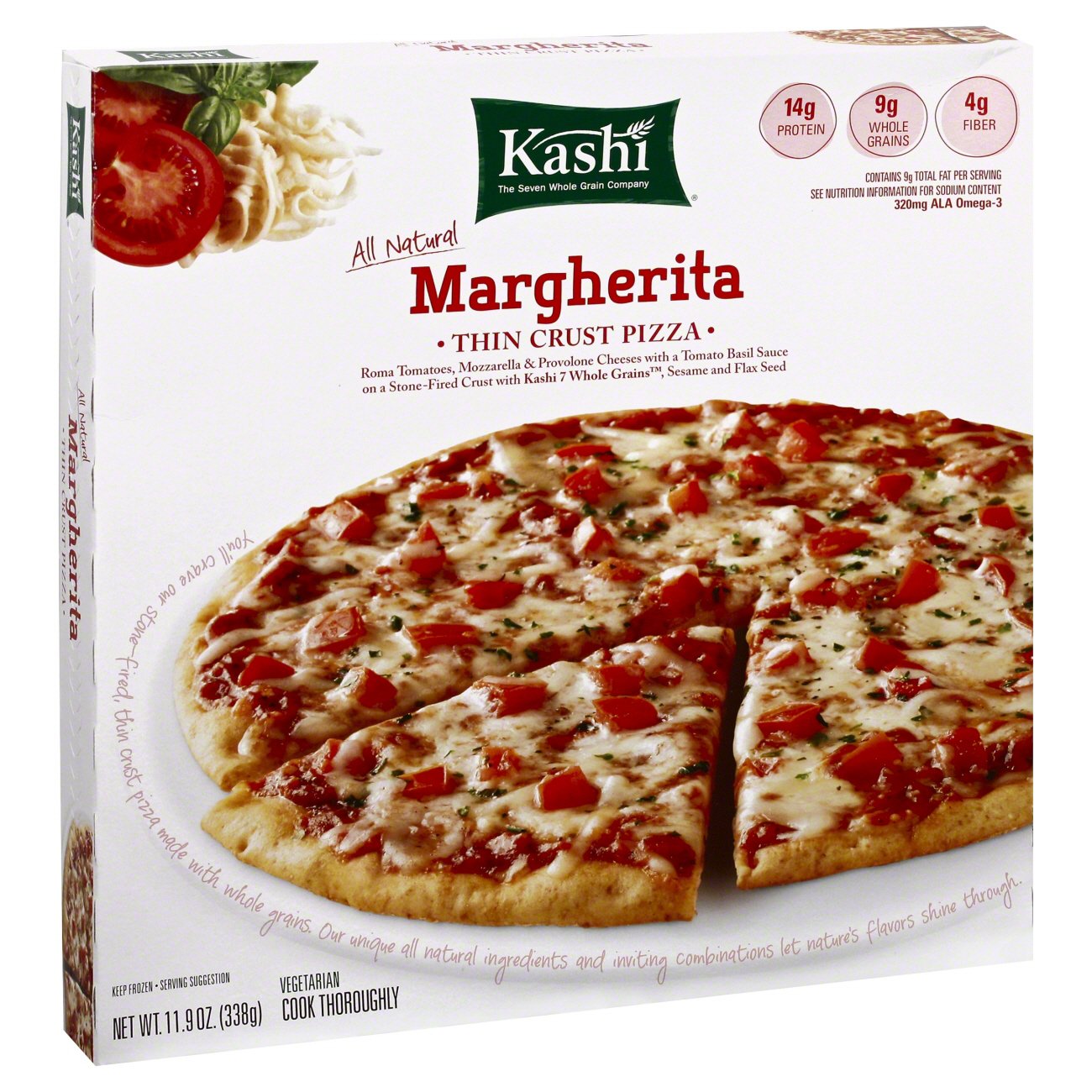 Kashi StoneFired Thin Crust Pizza, Margherita Shop Pizza at HEB
