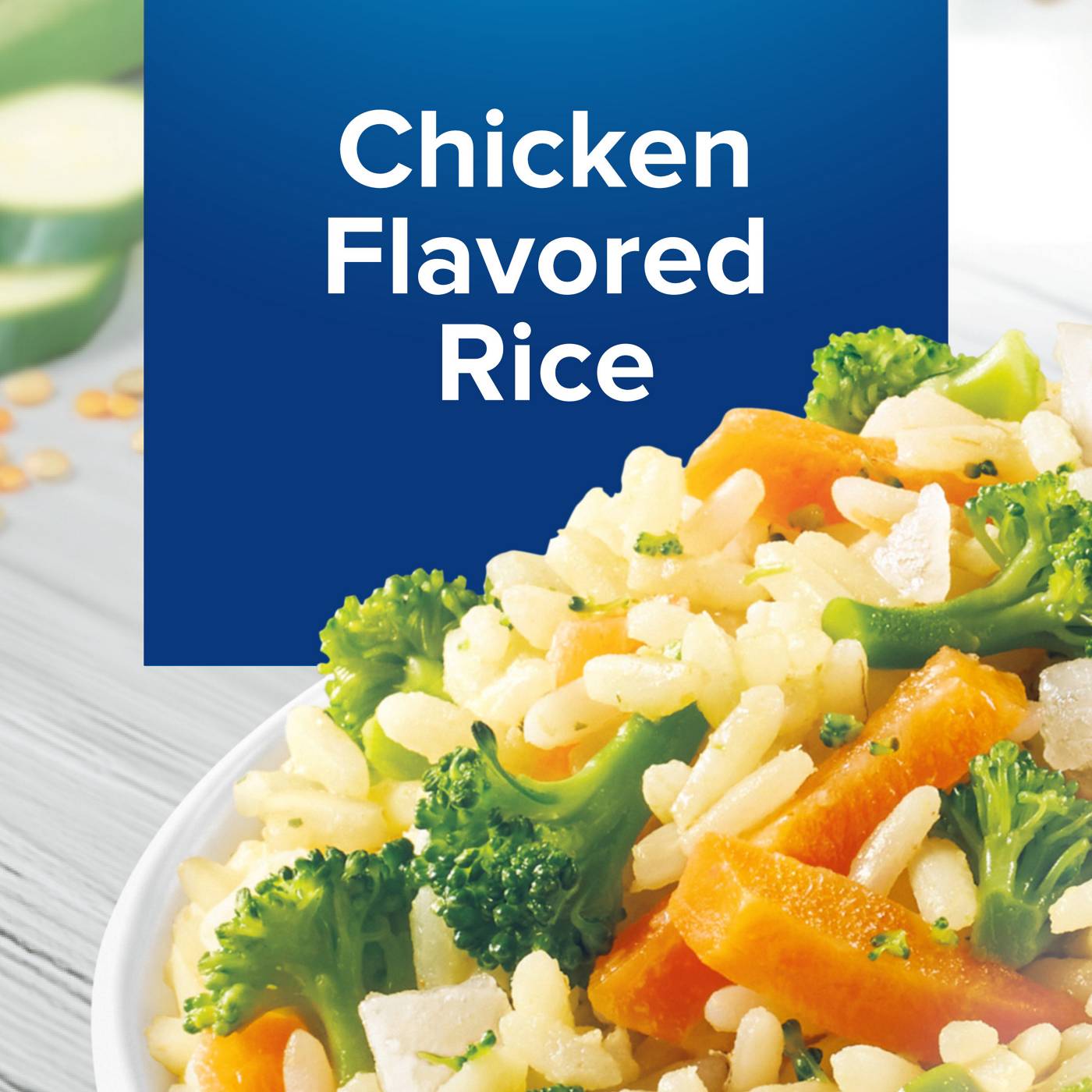 Birds Eye Frozen Steamfresh Seasoned Chicken-Flavored Rice; image 5 of 7