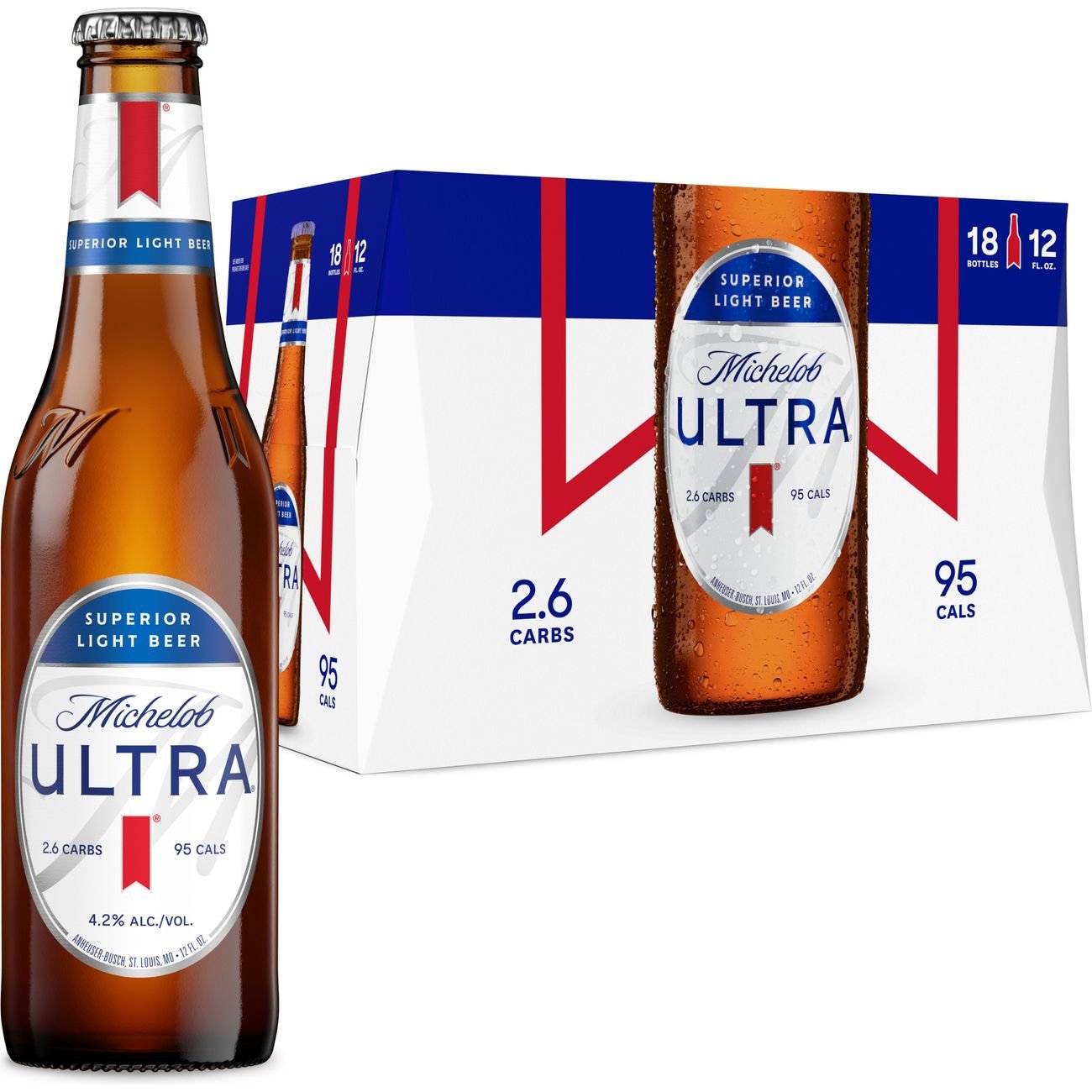 Michelob Ultra Beer 12 oz Bottles Shop Beer at HEB