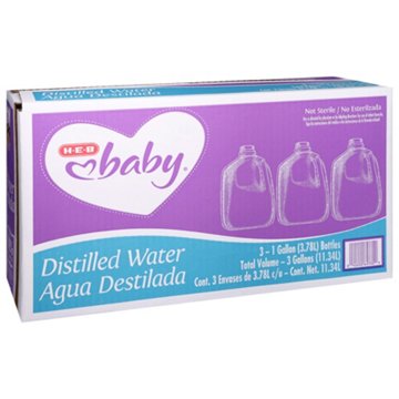 H-E-B Baby Distilled Water 3 pk