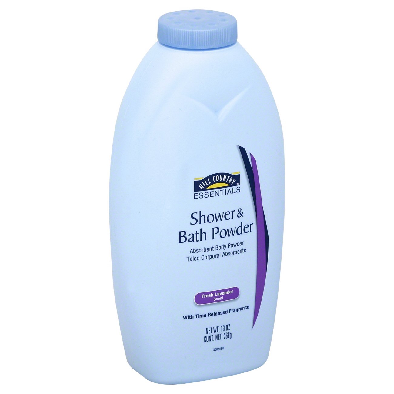 Hill Country Essentials Shower and Bath Powder Fresh Lavender Scent