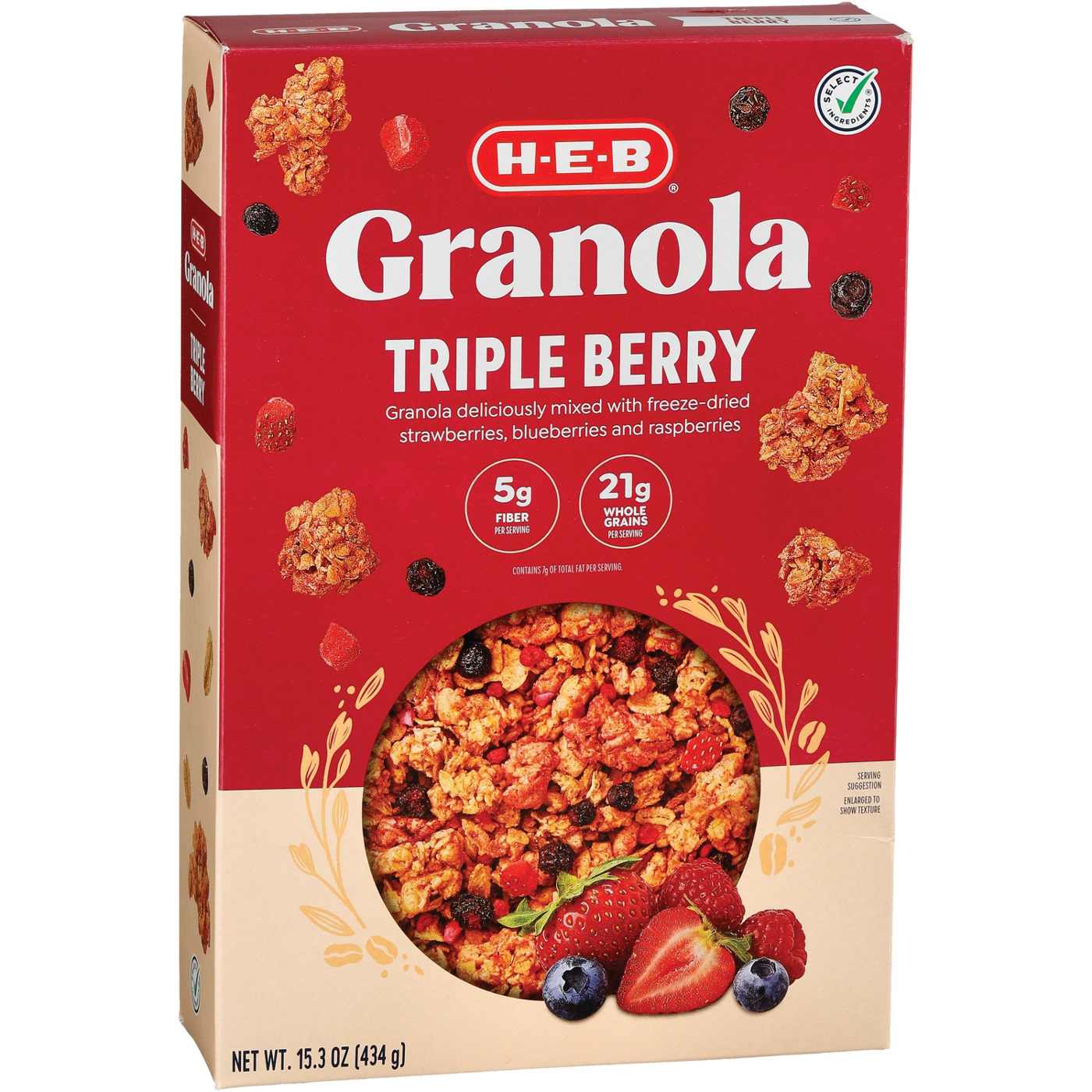 H-E-B Triple Berry Granola; image 2 of 2