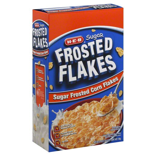 HEB Sugar Frosted Flakes Cereal Shop Cereal at HEB