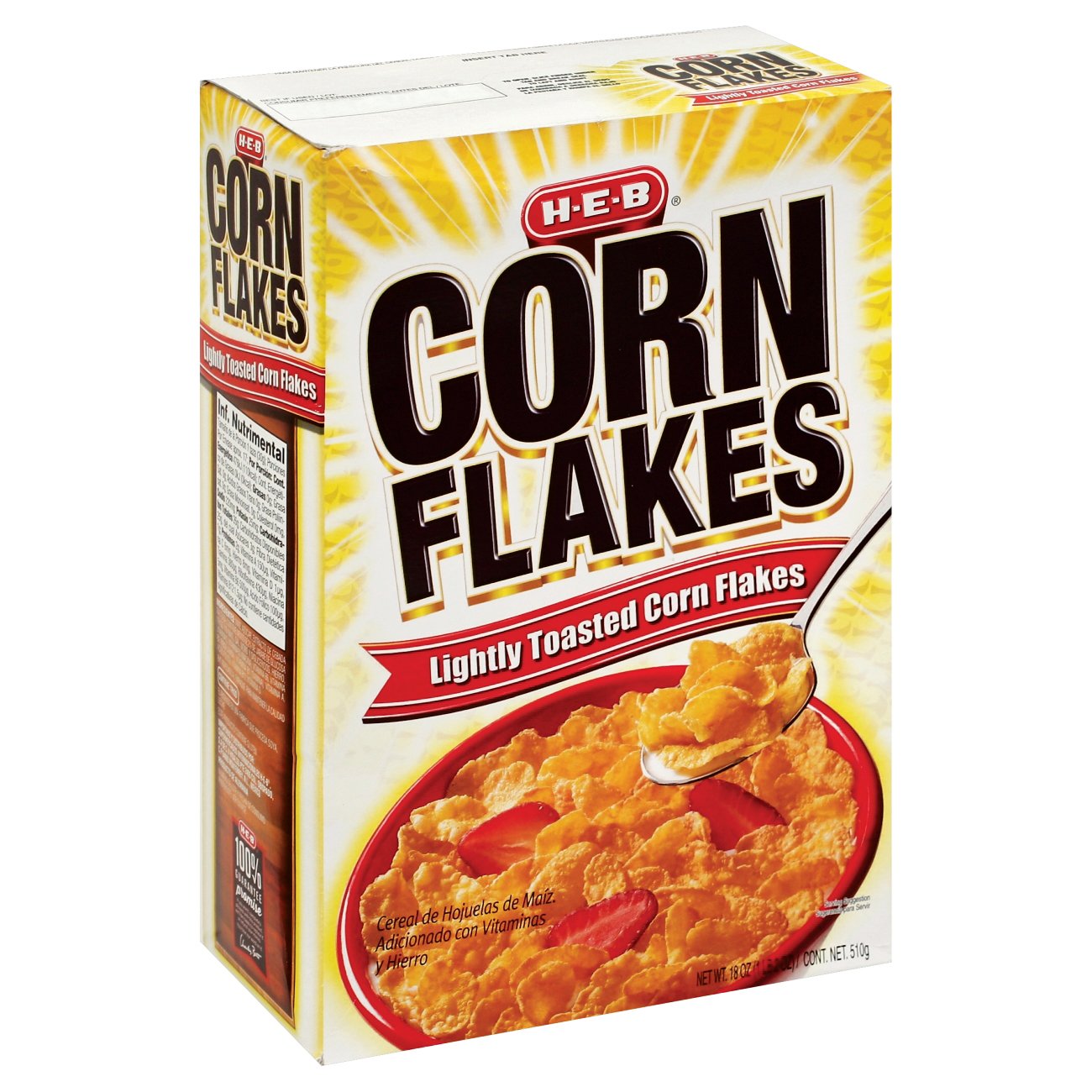 Great Value Toasted Corn Flakes Breakfast Cereal, 18 oz