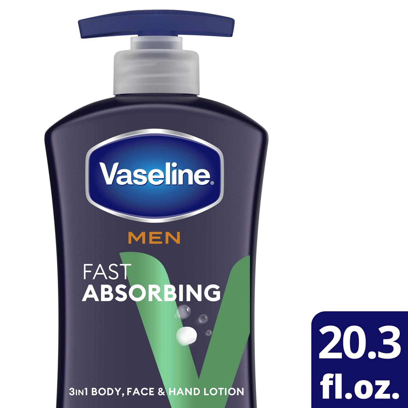 Vaseline Men Fast Absorbing Lotion; image 3 of 10