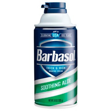 Barbasol Soothing Aloe Shave Cream, 10 oz