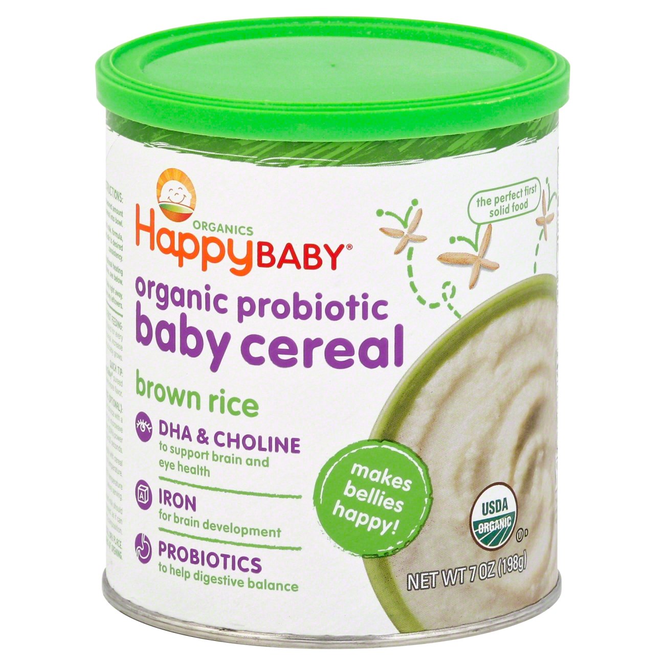 Happy Baby Brown Rice Organic Probiotic Baby Cereal Shop