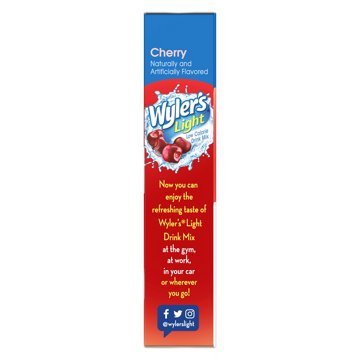 Wyler's Light Singles-To-Go Sugar Free Drink Mix – Cherry, 8 ct