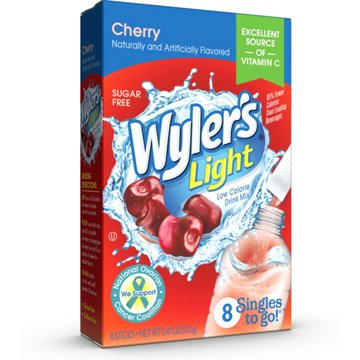 Wyler's Light Singles to Go! Drink Sticks - Cherry, 8 ct