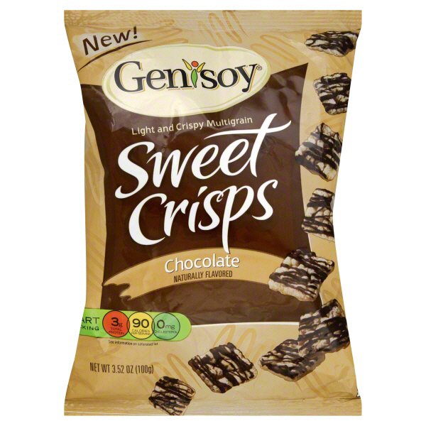 GeniSoy Chocolate Sweet Crisps Shop at HEB