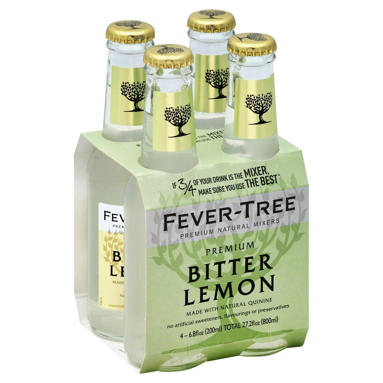 Fever Tree Premium Bitter Lemon 6.8 oz Bottles Shop Cocktail mixers at HEB