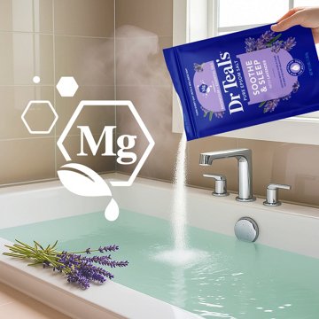 Dr Teal's Soothe & Sleep with Lavender Epsom Salt Soaking Solution, 3 lb