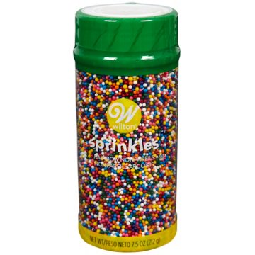 Wilton Rainbow Nonpareils Sprinkles, 7.5 oz