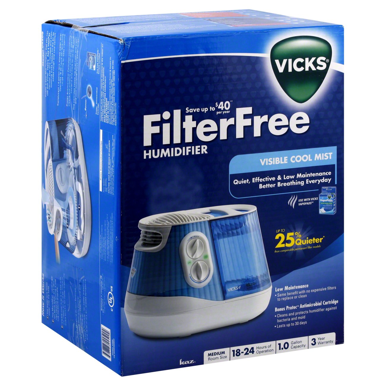Vicks Filter Free Cool Mist Humidifier Review