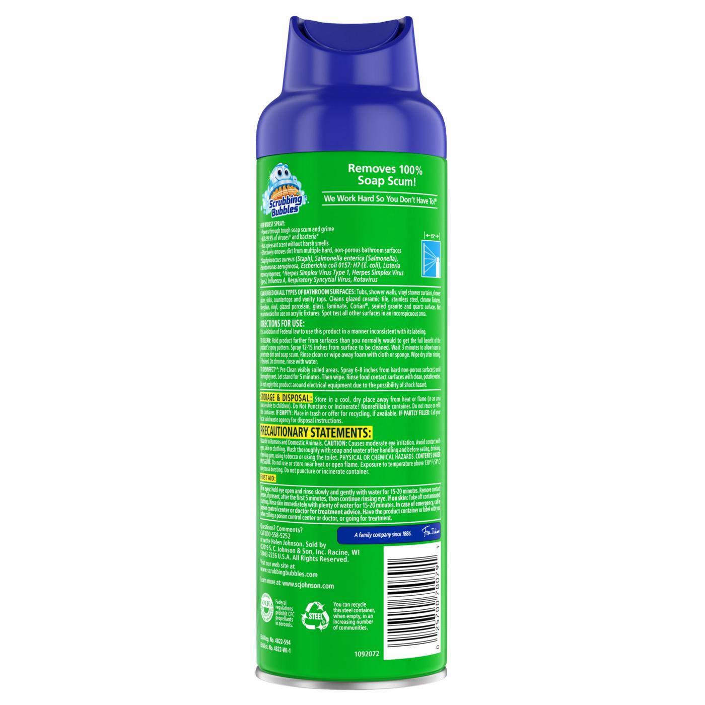 Scrubbing Bubbles Mega Shower Foamer Bathroom Cleaner; image 7 of 9