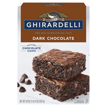 Ghirardelli Dark Chocolate Brownie Mix, 20 oz