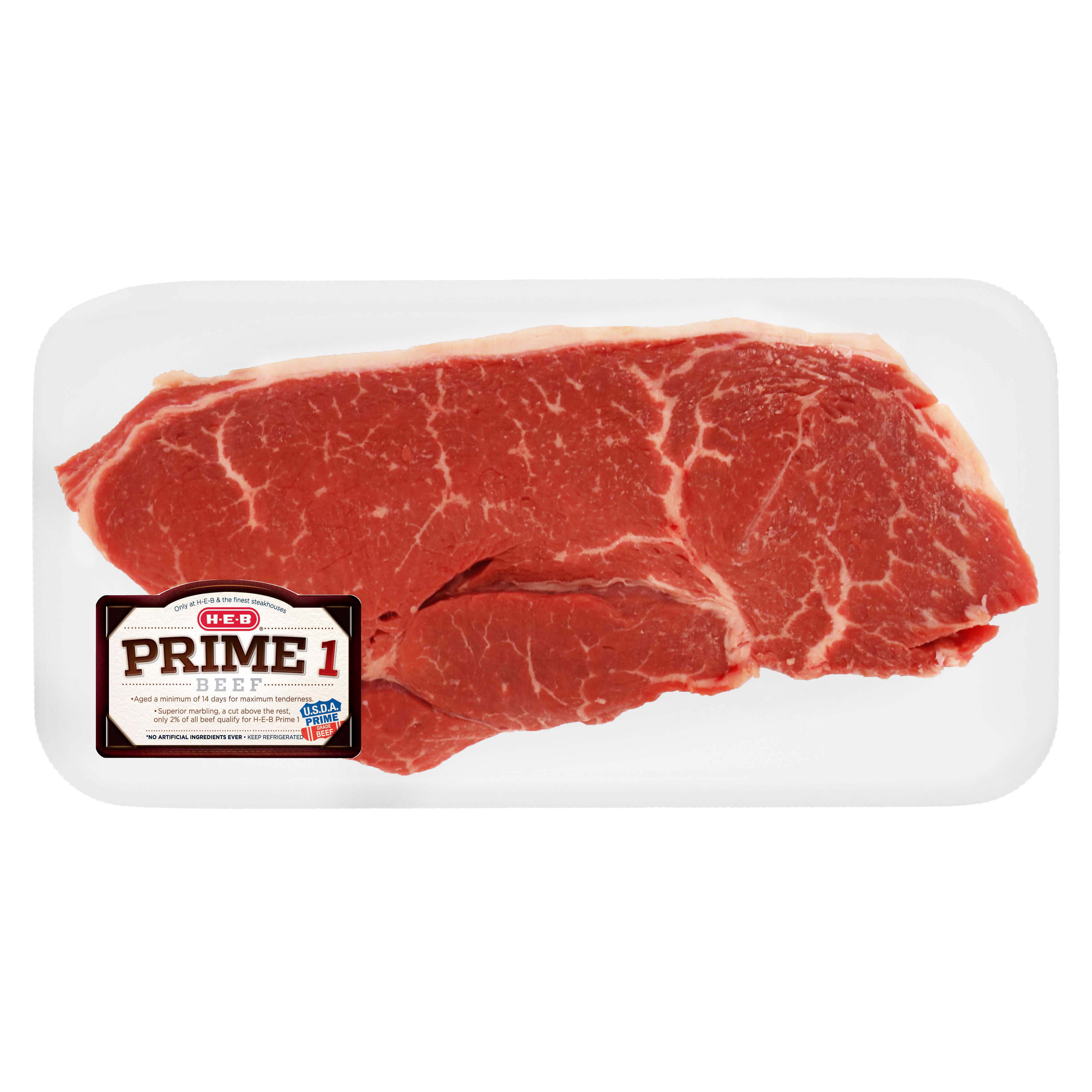 H-E-B Prime 1 Beef Top Sirloin Steak Center Cut Thick - Shop Meat At H-E-B