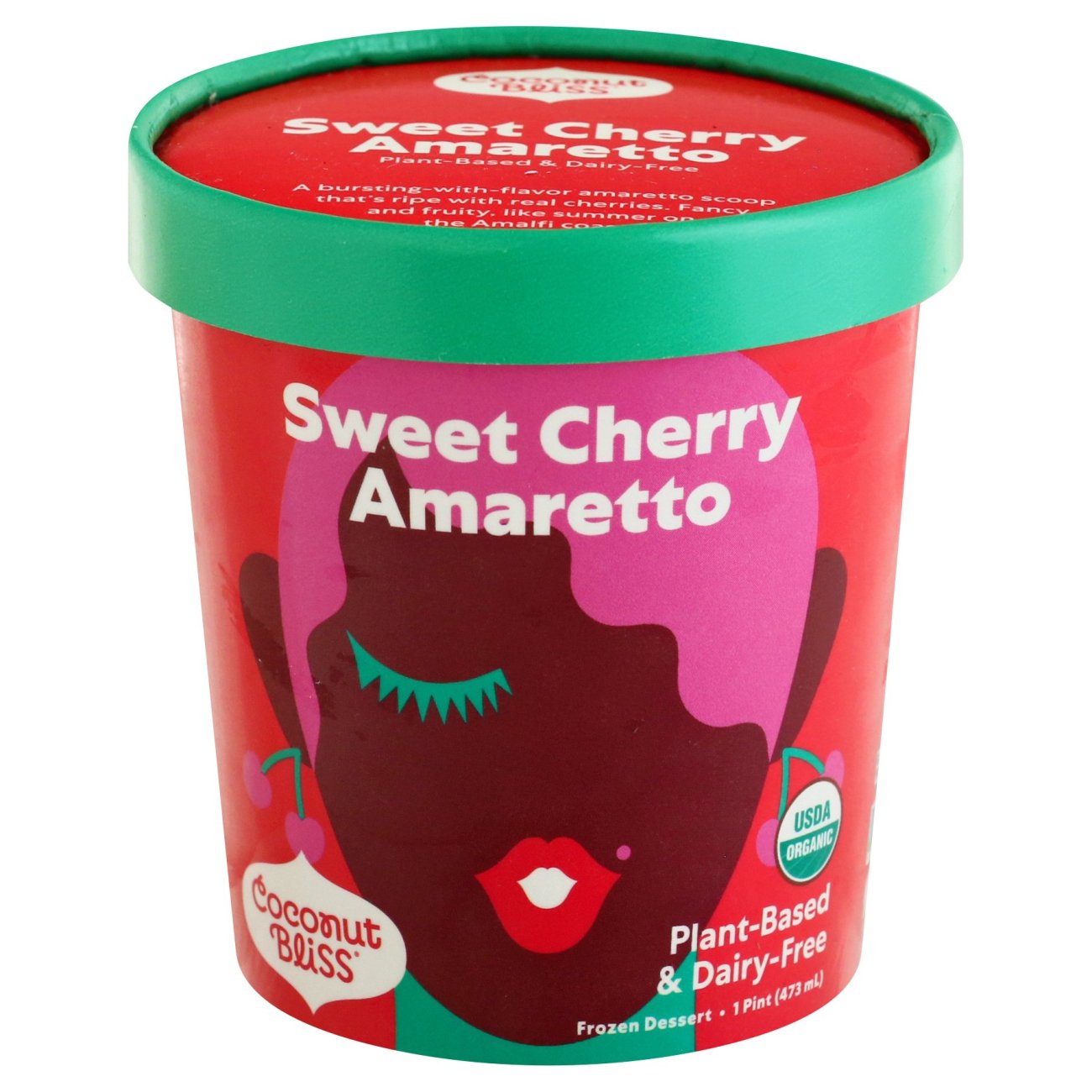 Coconut Bliss Sweet Cherry Amaretto DairyFree Frozen Dessert Shop