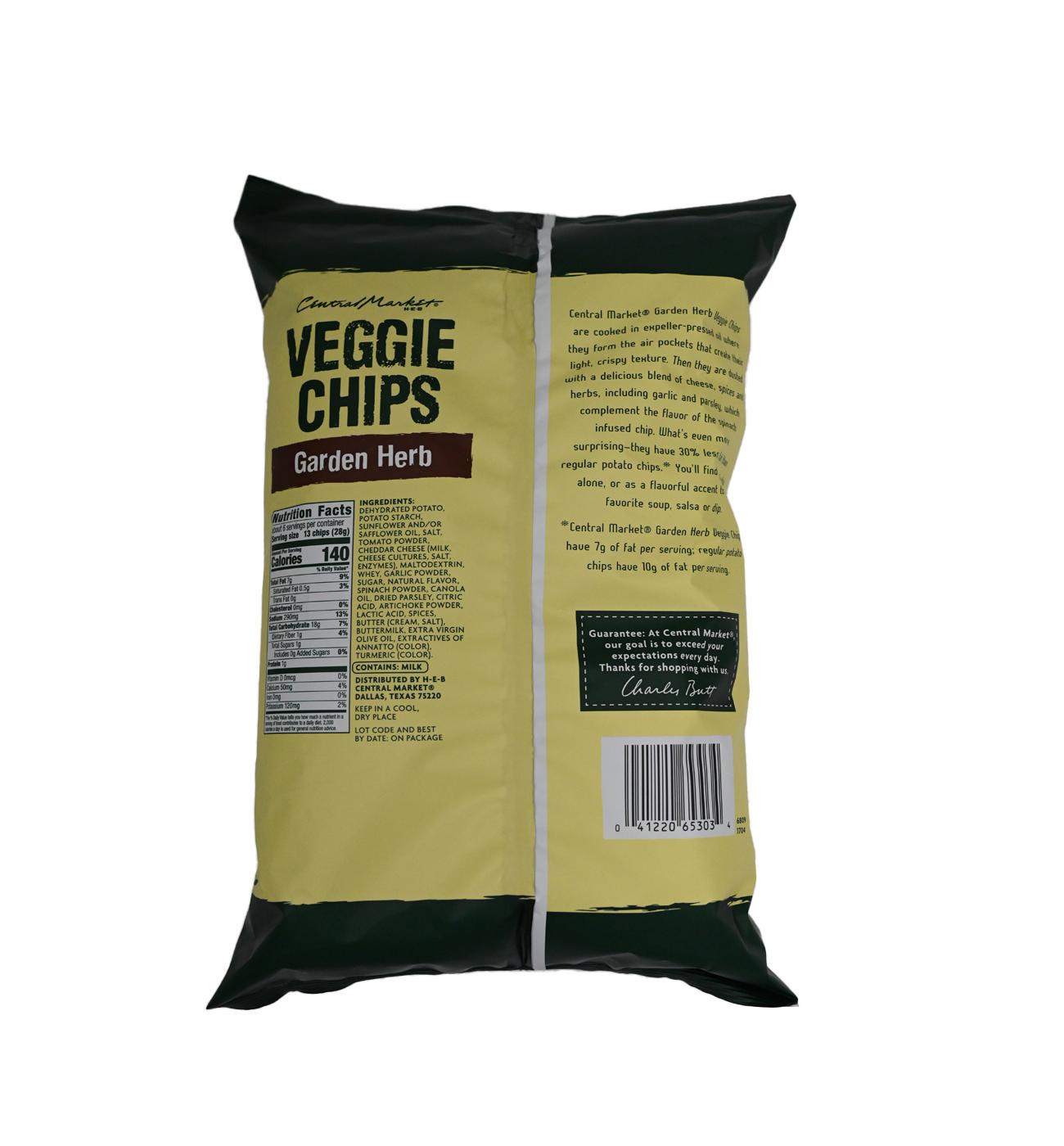 Central Market Garden Herb Veggie Chips; image 2 of 2