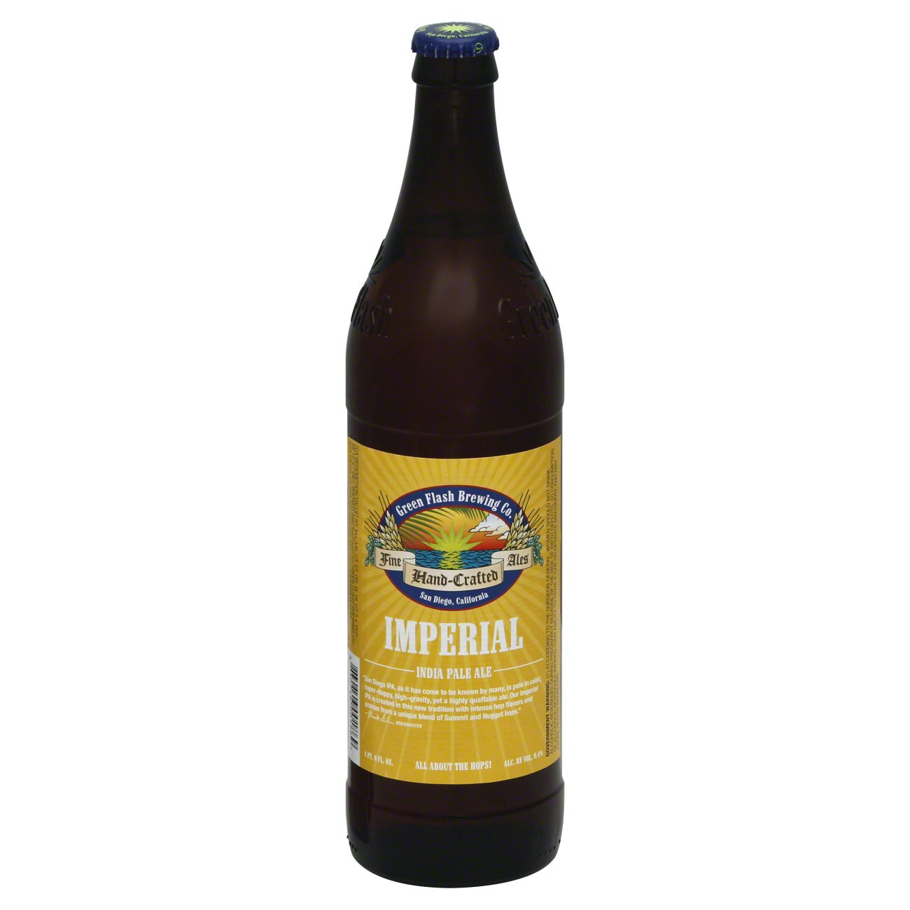 Green Flash Imperial Indian Pale Ale, Glass Bottle Shop Beer at HEB