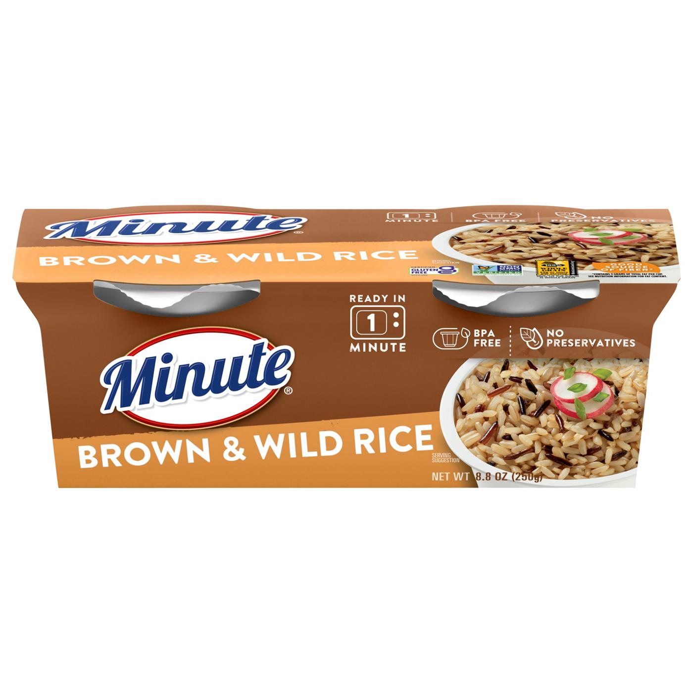 Minute Ready to Serve Brown & Wild Rice; image 1 of 7