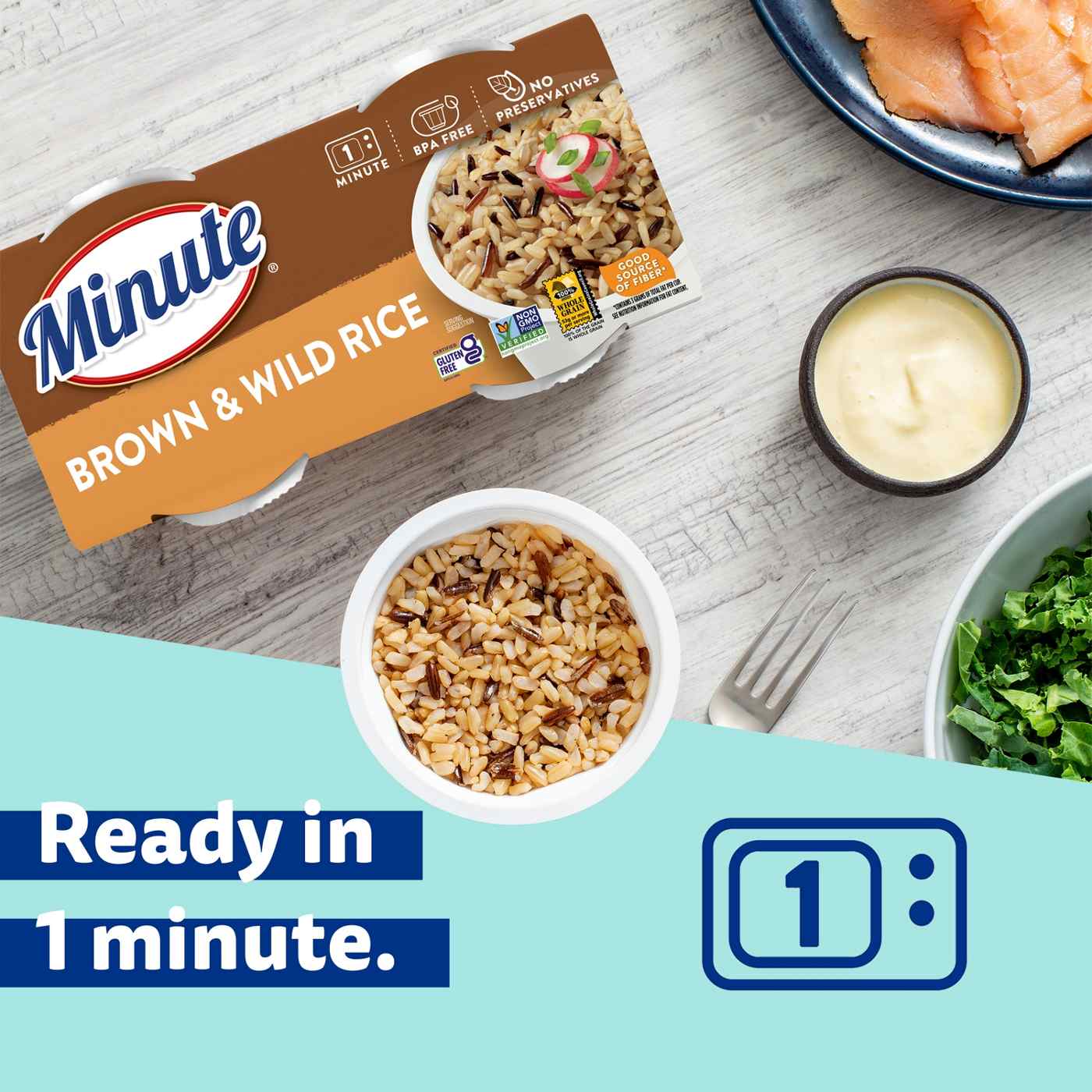 Minute Ready to Serve Brown & Wild Rice; image 4 of 7