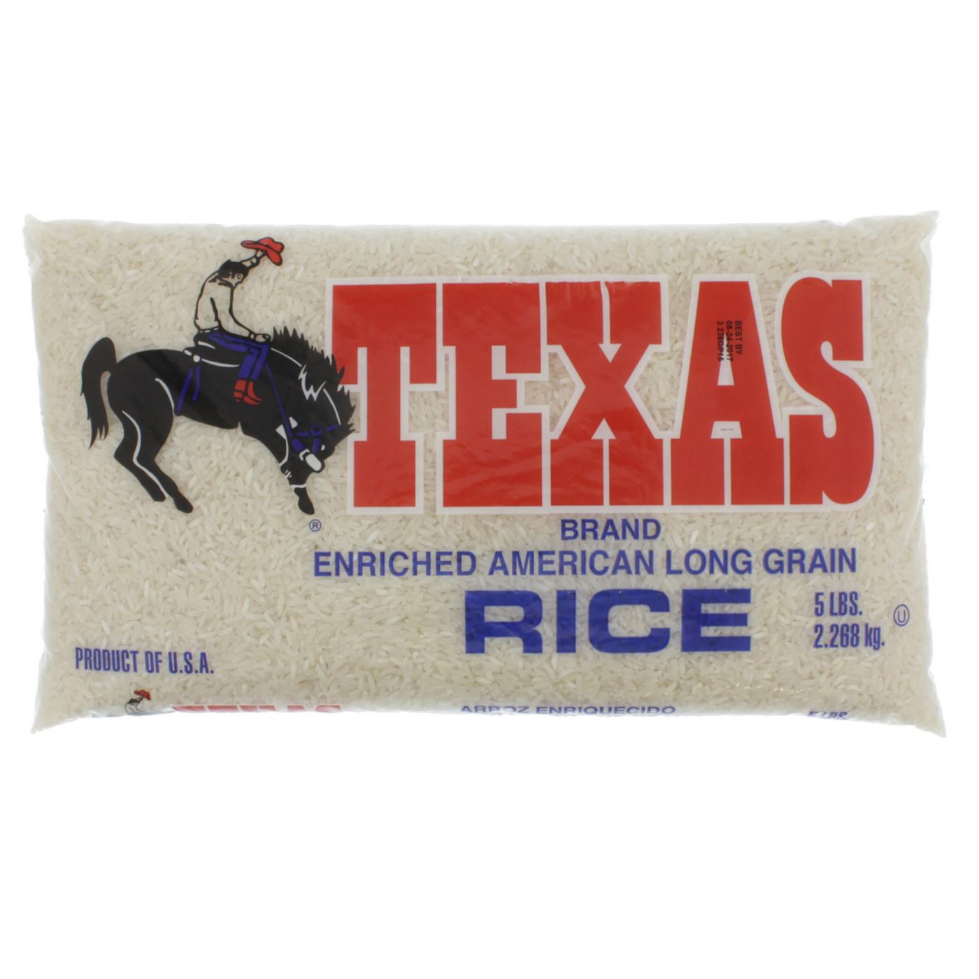 Texas Brand Enriched American Long Grain White Rice; image 1 of 2