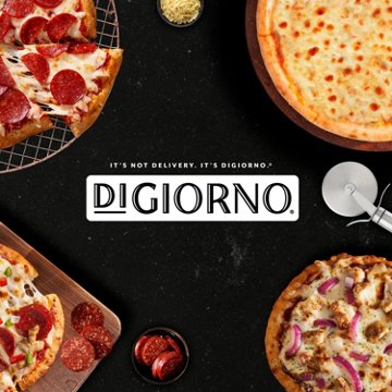 DiGiorno Hand Tossed Crust Pepperoni Frozen Personal Size Pizza, 9.3 oz