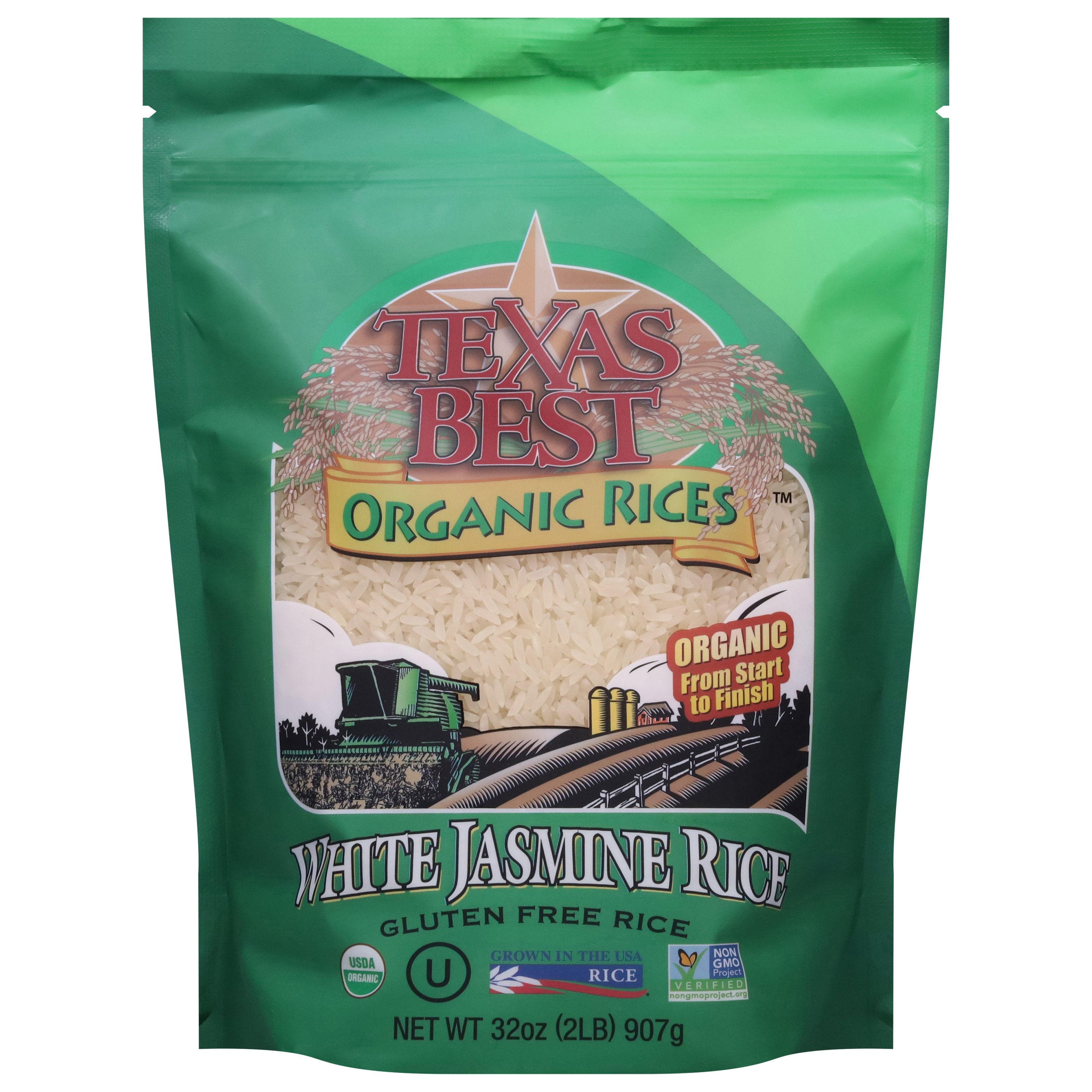 Texas Best Organic White Jasmine Rice Shop Rice & Grains at HEB