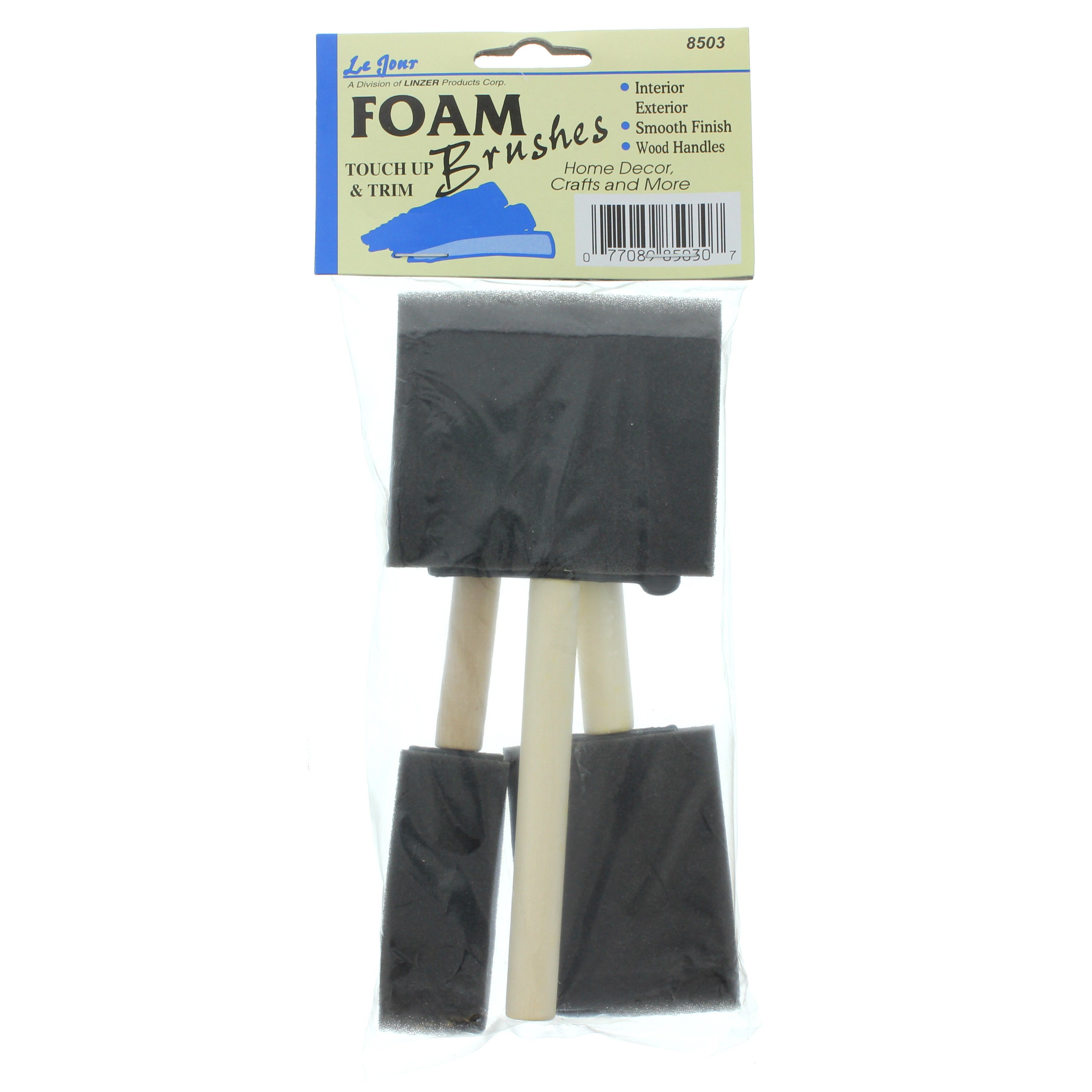 Linzer Touch Up & Trim Assorted Foam Brushes - Shop Painting at