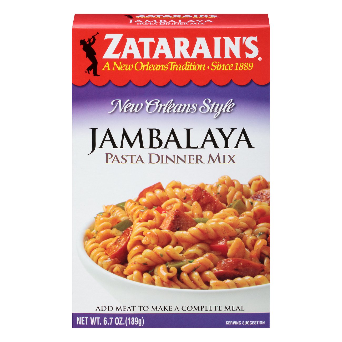 Zatarain's New Orleans Style Jambalaya Pasta Dinner Mix Shop Pantry