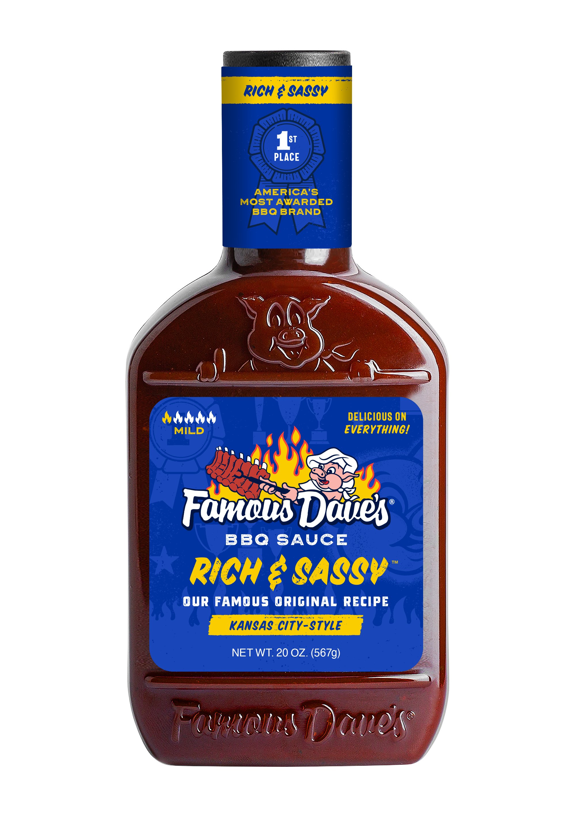 Famous Dave's Rich and Sassy Original Recipe BBQ Sauce