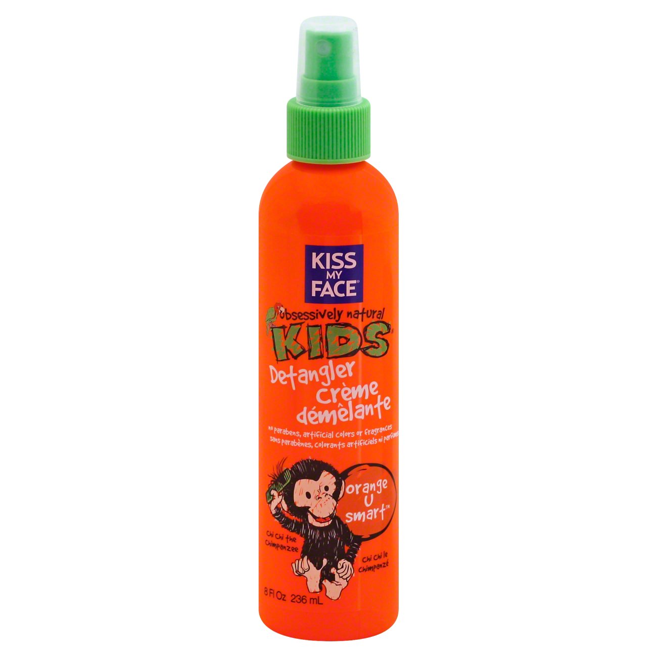 Kiss My Face Obsessively Natural Kids Orange U Smart Detangler Creme